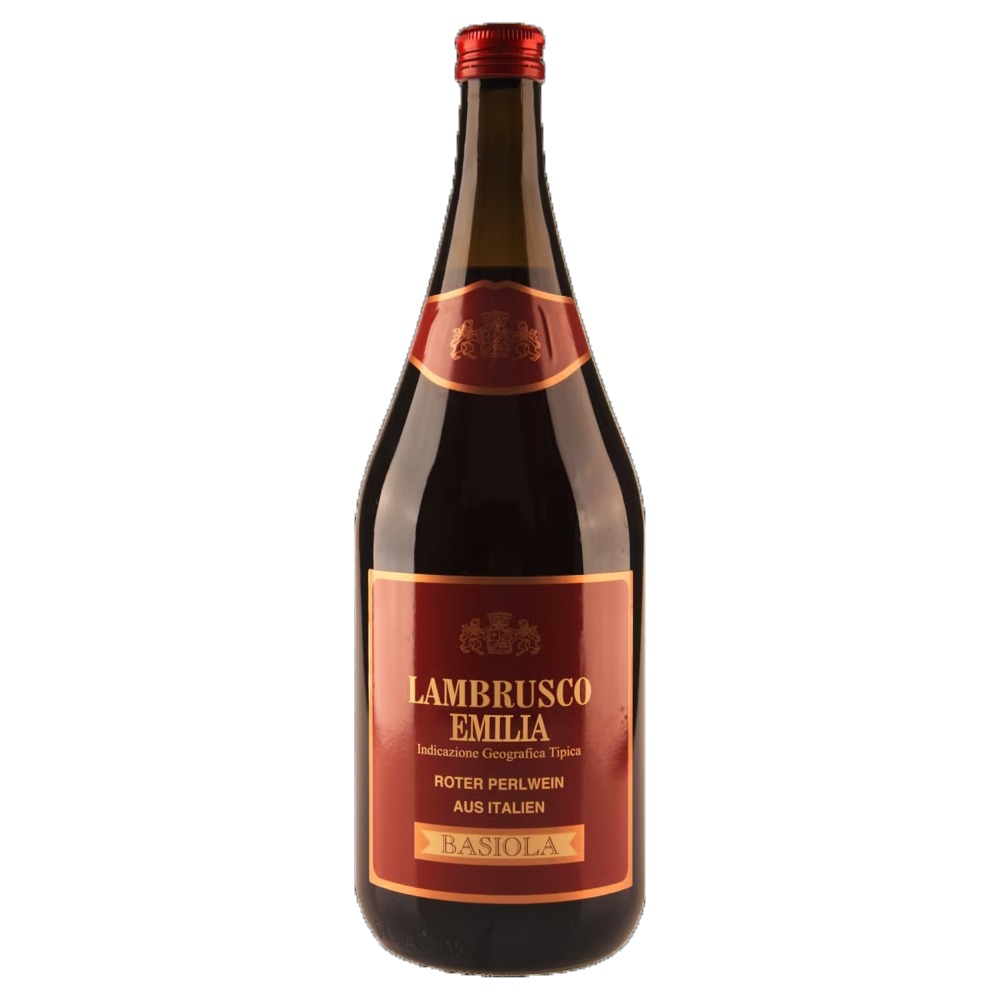 Basiola Lambrusco IGT, Roter Perlwein, süß, 1,5l