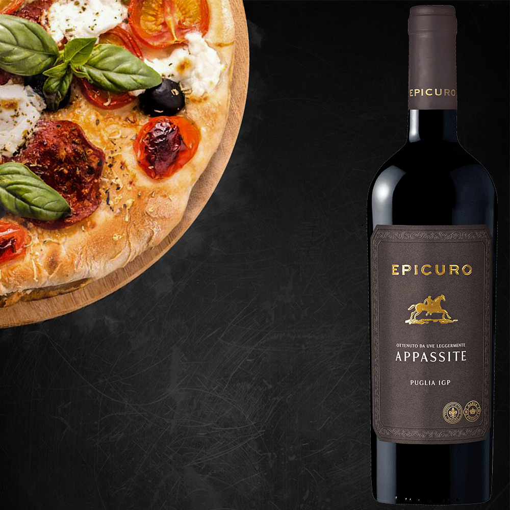 Epicuro Appassite Rosso Puglia IGP, halbtrocken, 2022, 0,75l