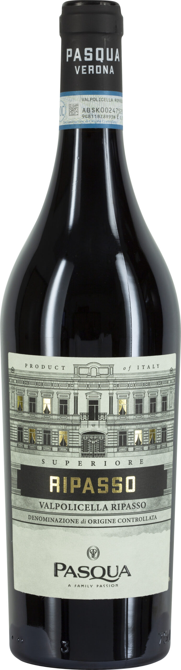 Pasqua Black Label Valpolicella Ripasso DOC Superiore, 2021, 0,75l