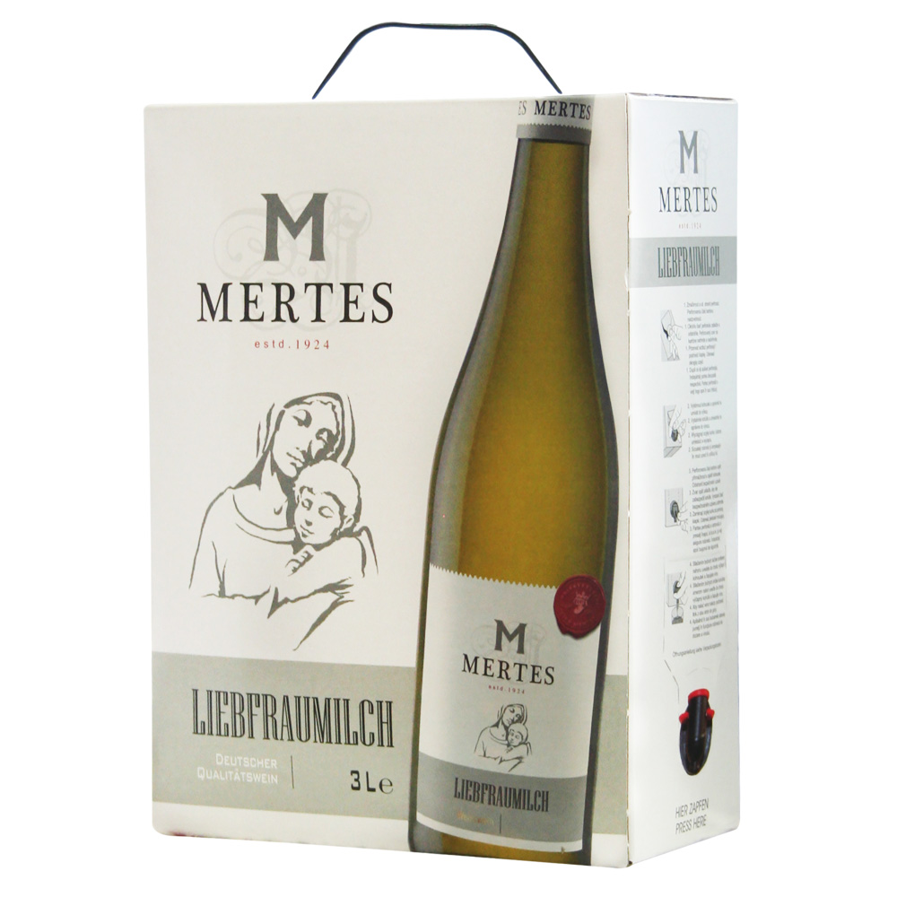 Peter Mertes Liebfraumilch QbA, lieblich, 2022, Bag-in-Box, 3,0l