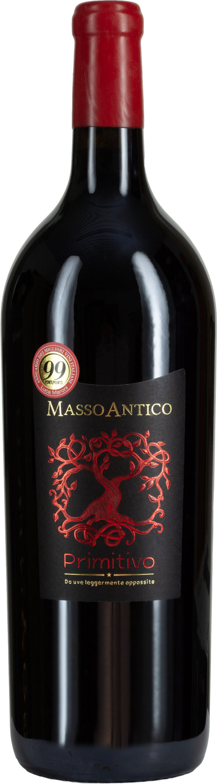 Masso Antico Primitivo Salento Magnum, halbtrocken, 2021, 1,5l