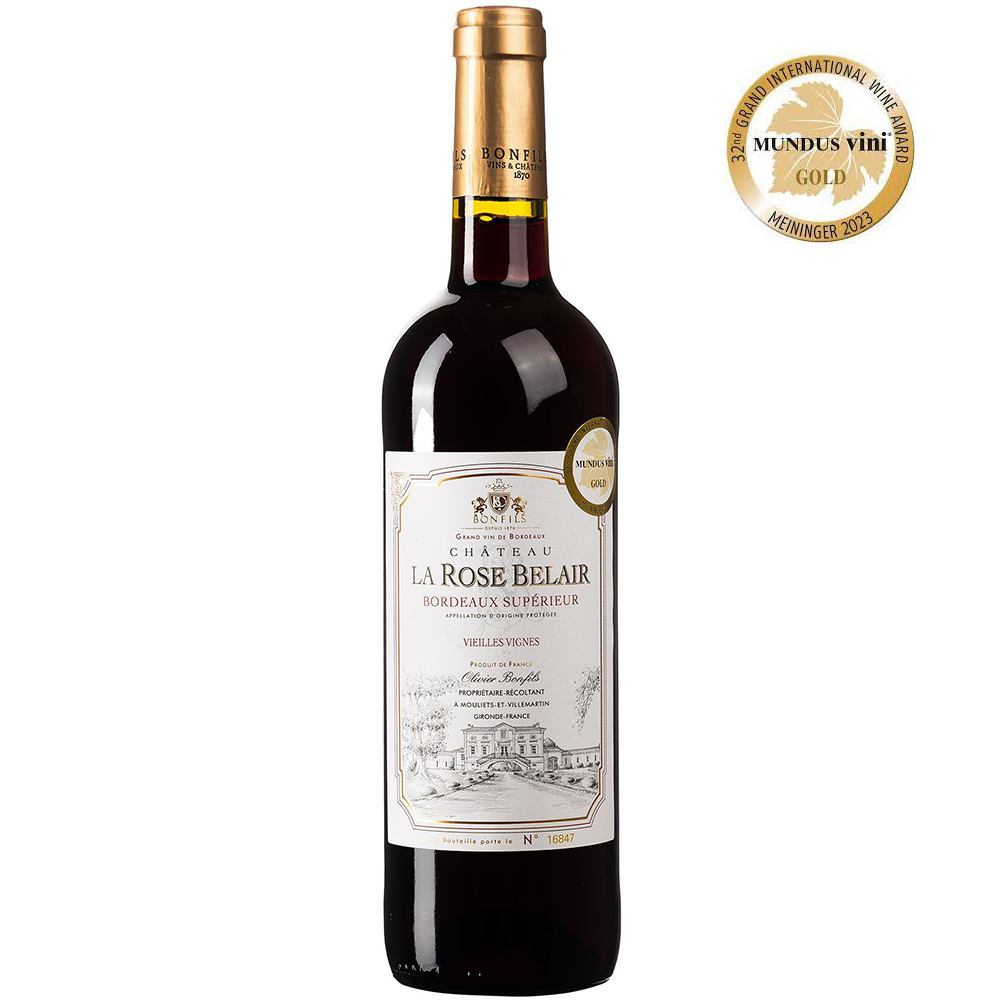 Bonfils Château La Rose Belair Bordeaux Superieur AOP, trocken, 2021, 0,75l
