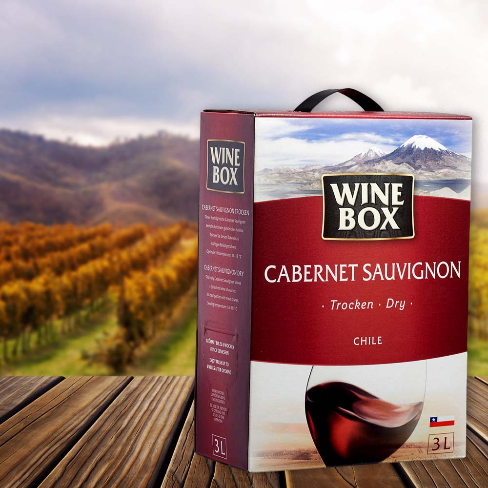 Wine Box Cabernet Sauvignon, trocken, Bag-in-Box, 3,0l