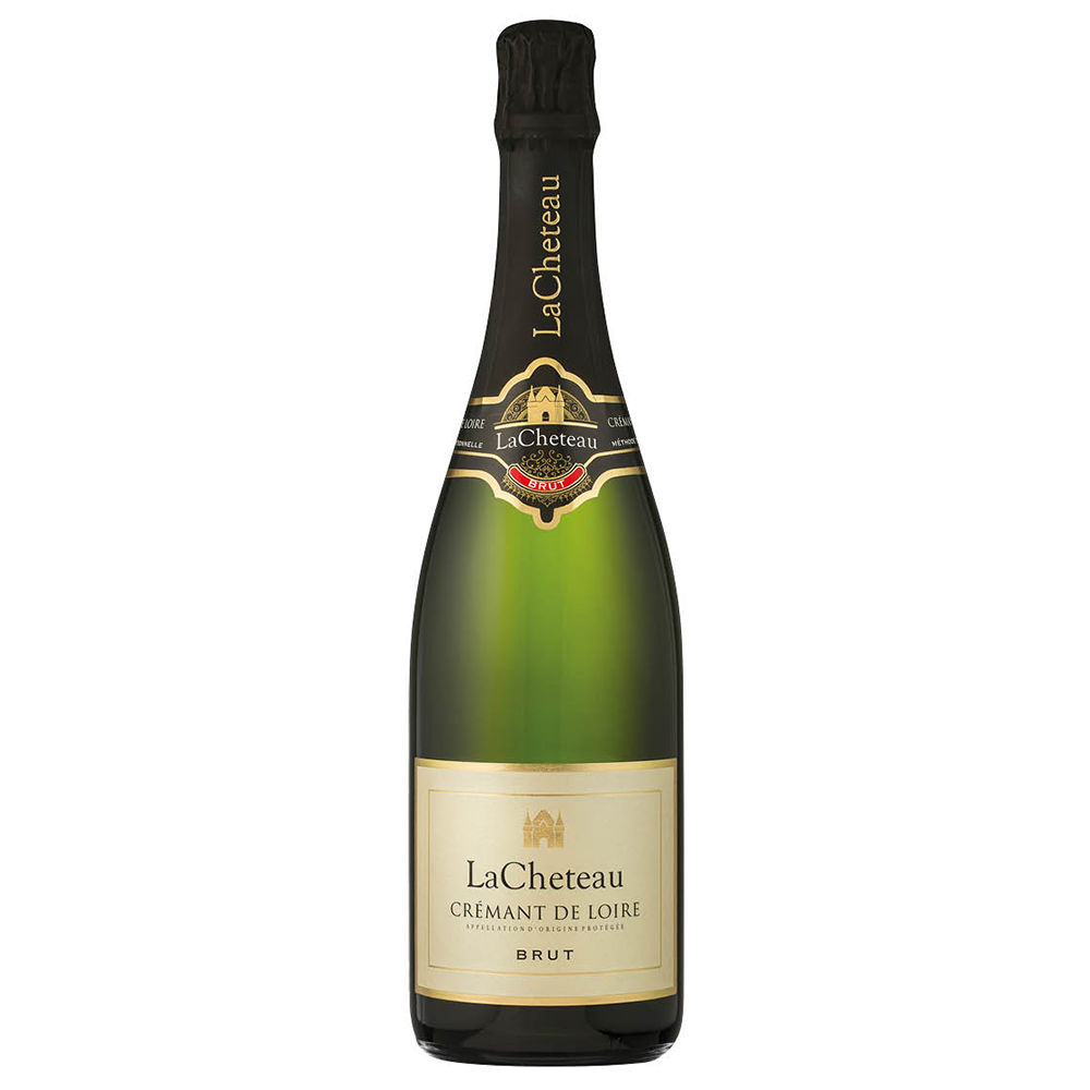 LaCheteau, Crémant de Loire AOP Brut, trocken, sortenreines Weinpaket + VINOX Winecards (6x0,75l)