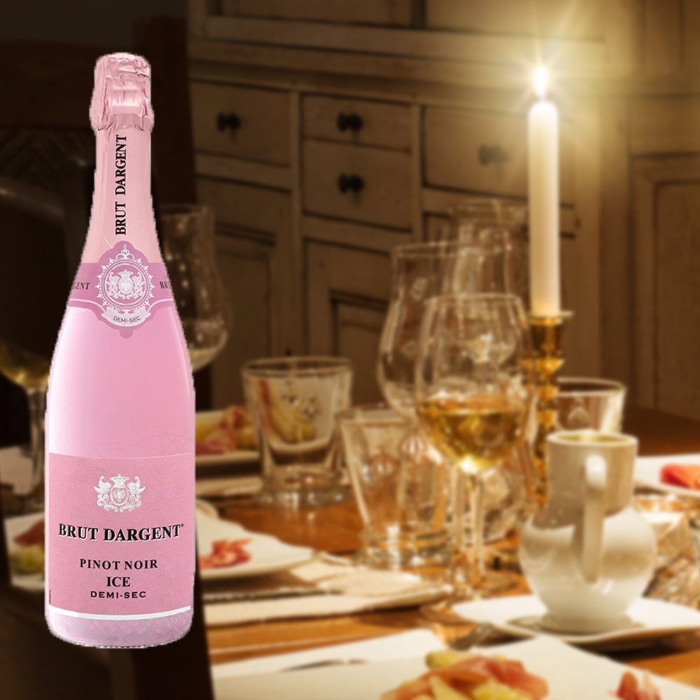 Brut Dargent Pinot Noir Ice Demi-Sec, halbtrocken, 0,75l