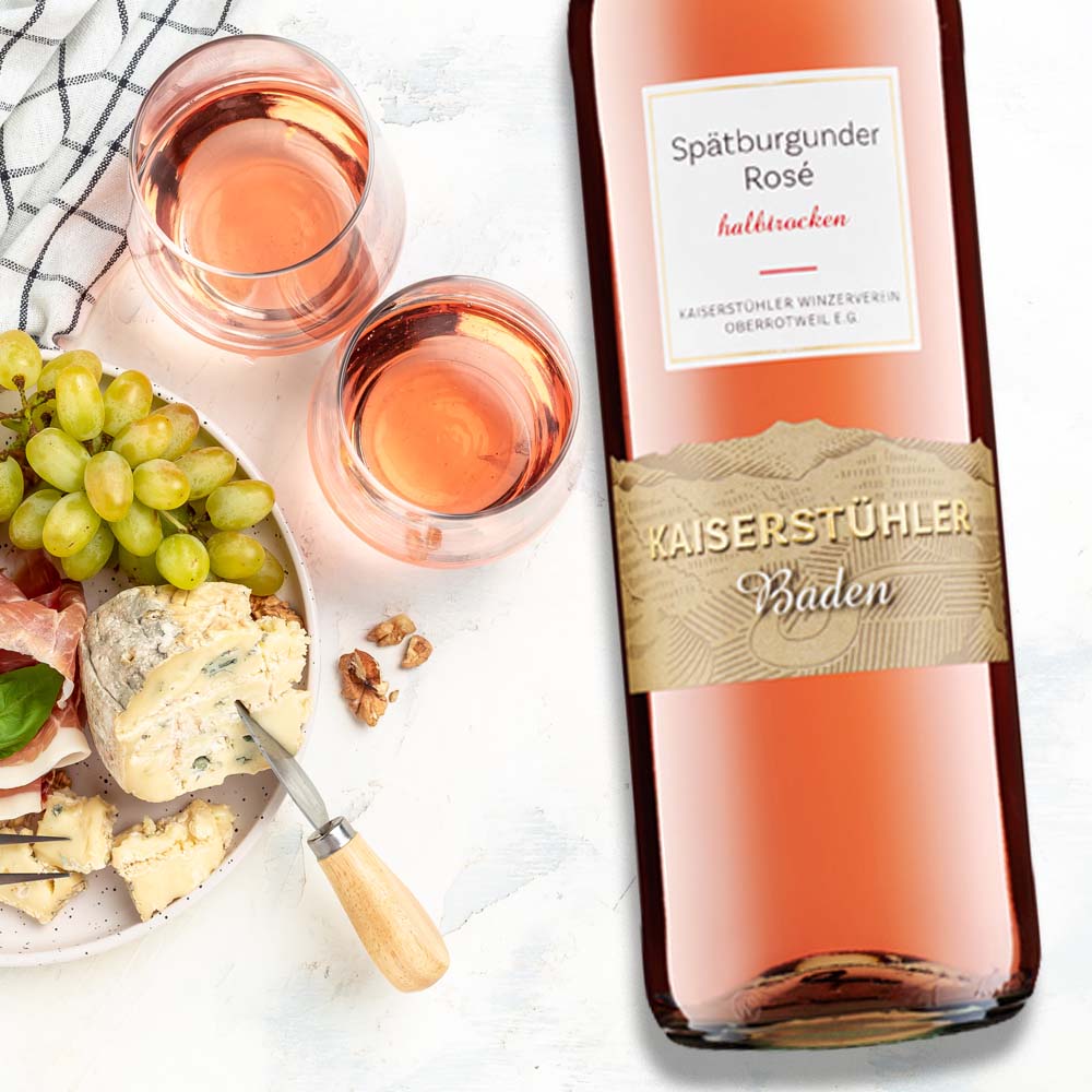 Kaiserstühler Spätburgunder Rosé, halbtrocken, 2022, 0,75l