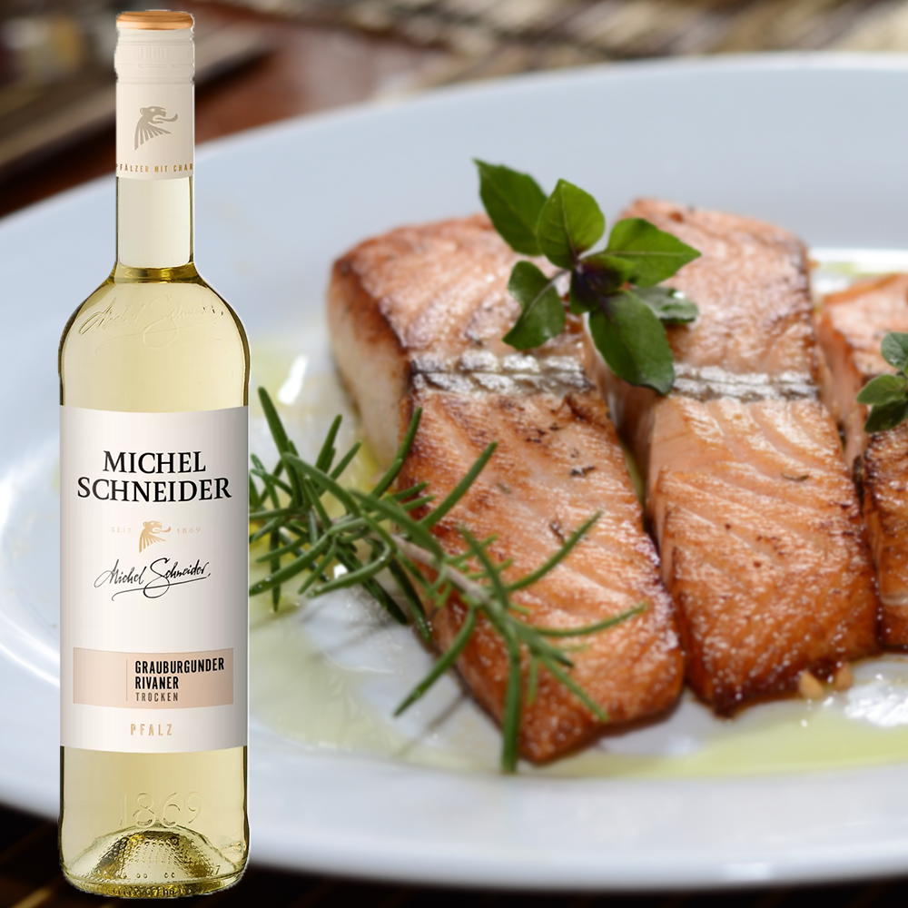 Michel Schneider Grauburgunder Rivaner QbA, trocken, 2023, 0,75l
