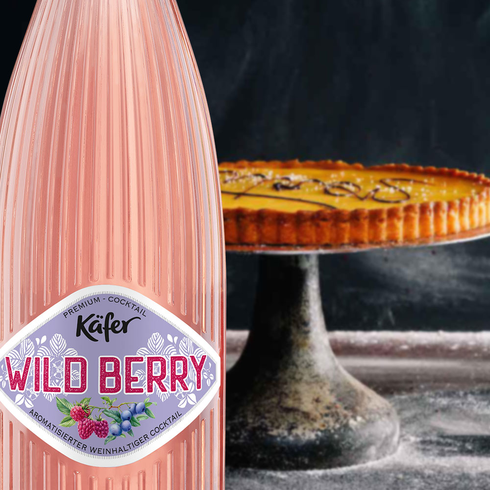 Käfer Hugo Wild Berry Cocktail, fruchtig, 0,75l