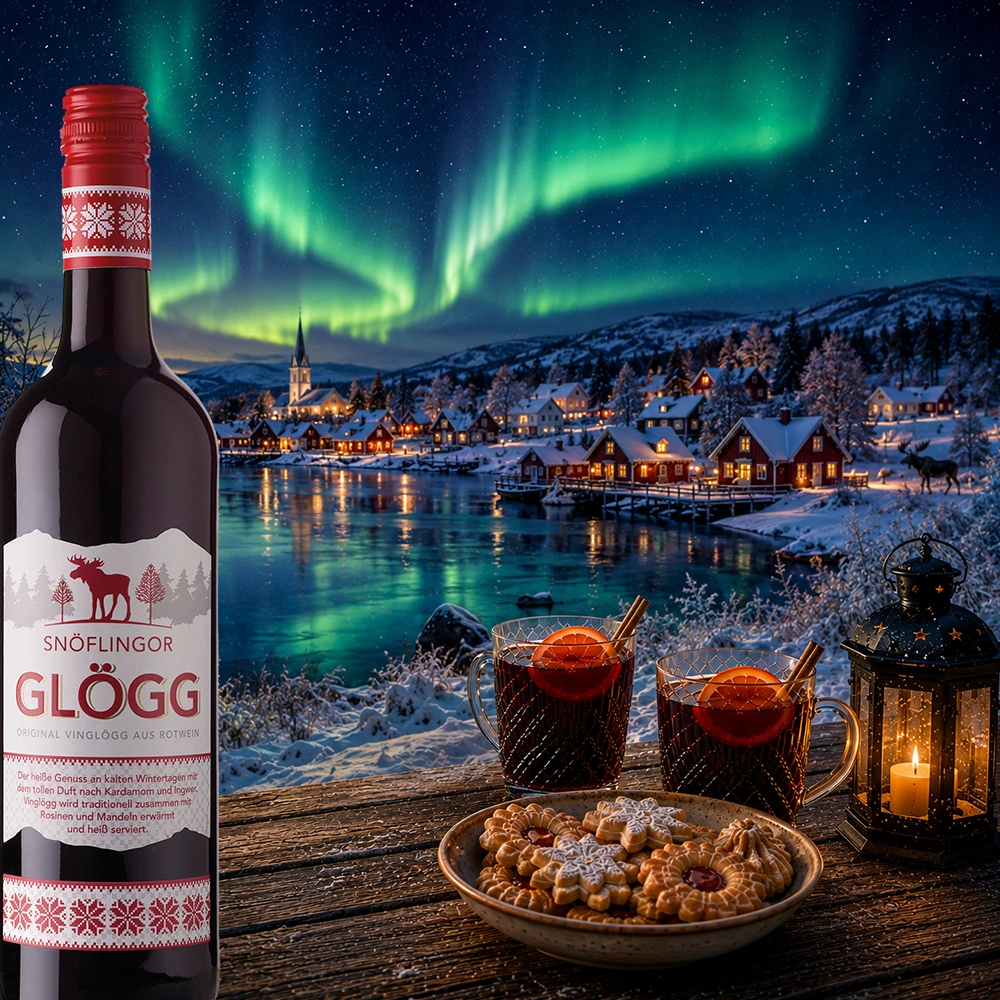 Snöflingor Glögg Vinglögg Rot, 0,75l
