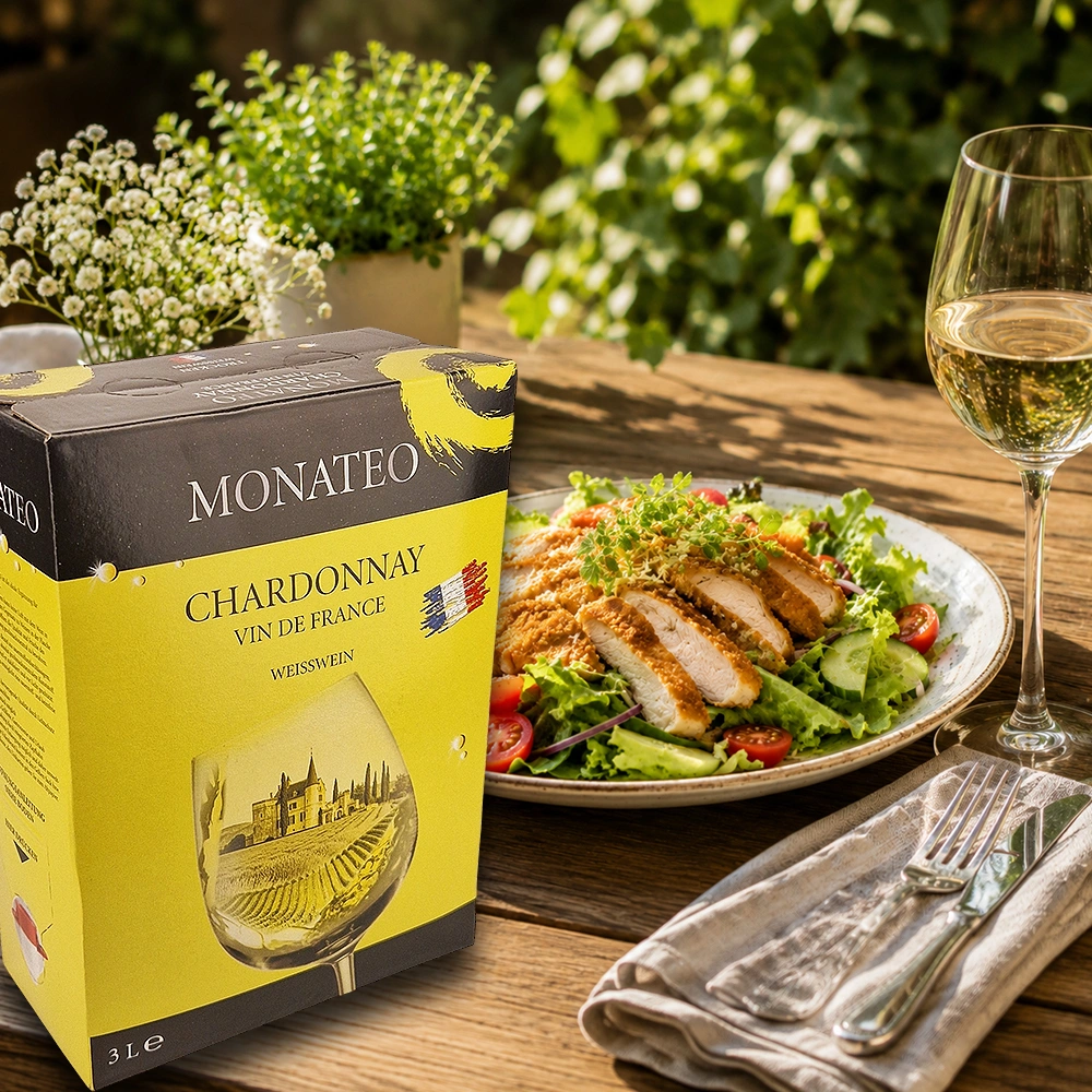 Monateo Chardonnay, trocken, 2025, Bag-in-Box, 3,0l