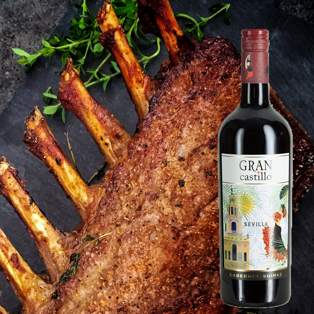 Gran Castillo Sevilla Cabernet Sauvignon Shiraz, lieblich, sortenreines Weinpaket (6x0,75l)