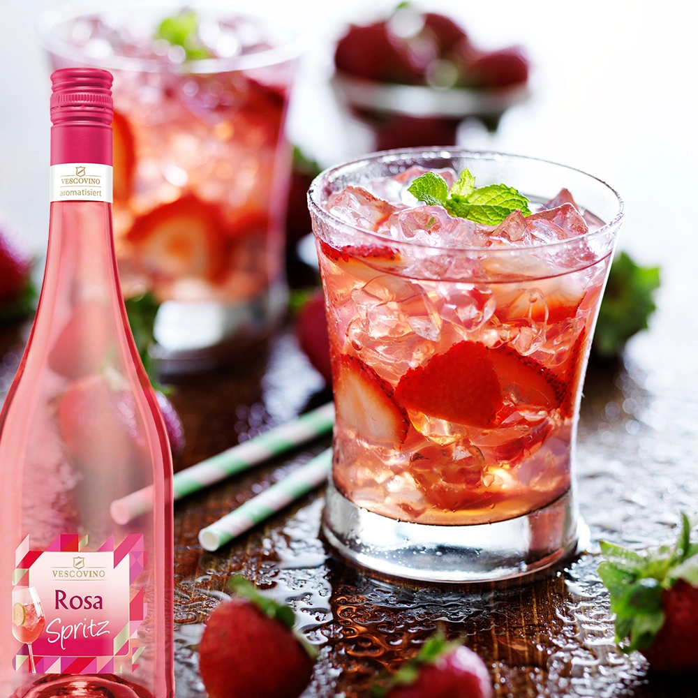 Vescovino Rosa Spritz, fruchtig, 0,75l