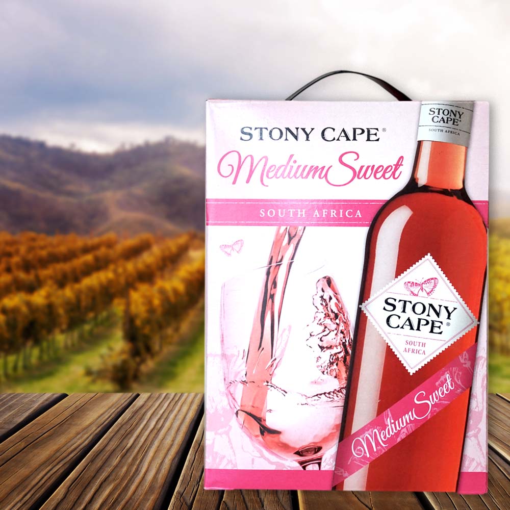 Stony Cape Medium Sweet Rosé, lieblich, Bag-in-Box, 3,0l