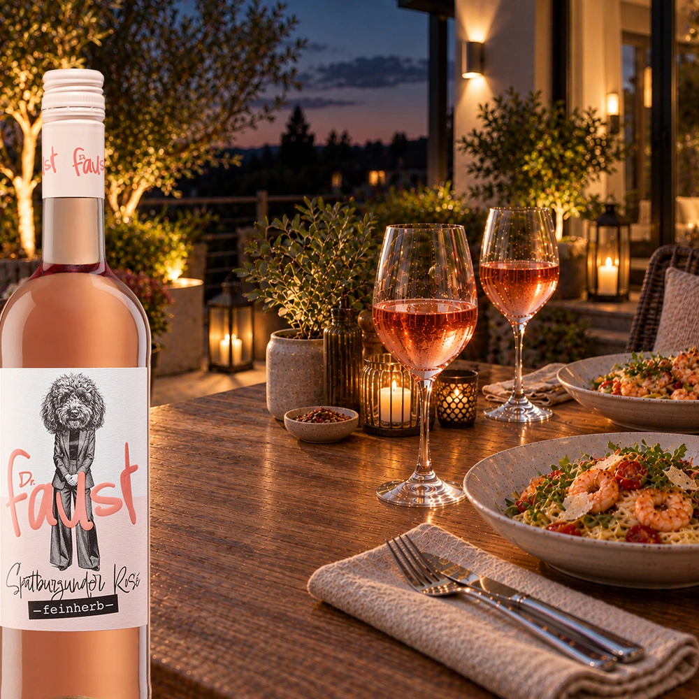 Dr.Faust Spätburgunder Rosè QbA, feinherb, 2025, 0,75l