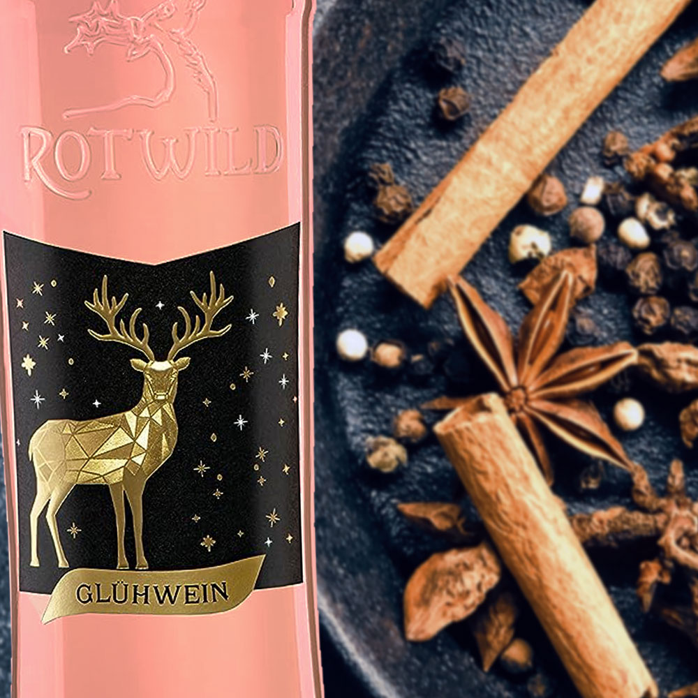 Rotwild Glühwein Rosé, lieblich, 0,75l