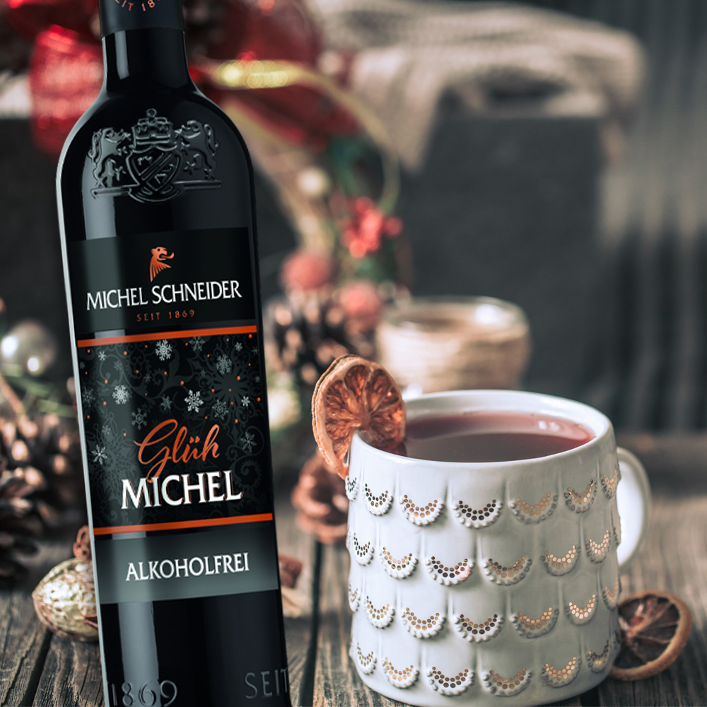 Michel Schneider Glühwein Rot, alkoholfrei, 0,75l